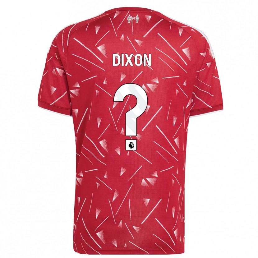 Danxen Women Joseph Dixon #0 White Red Home Jersey 2026/27 T-Shirt