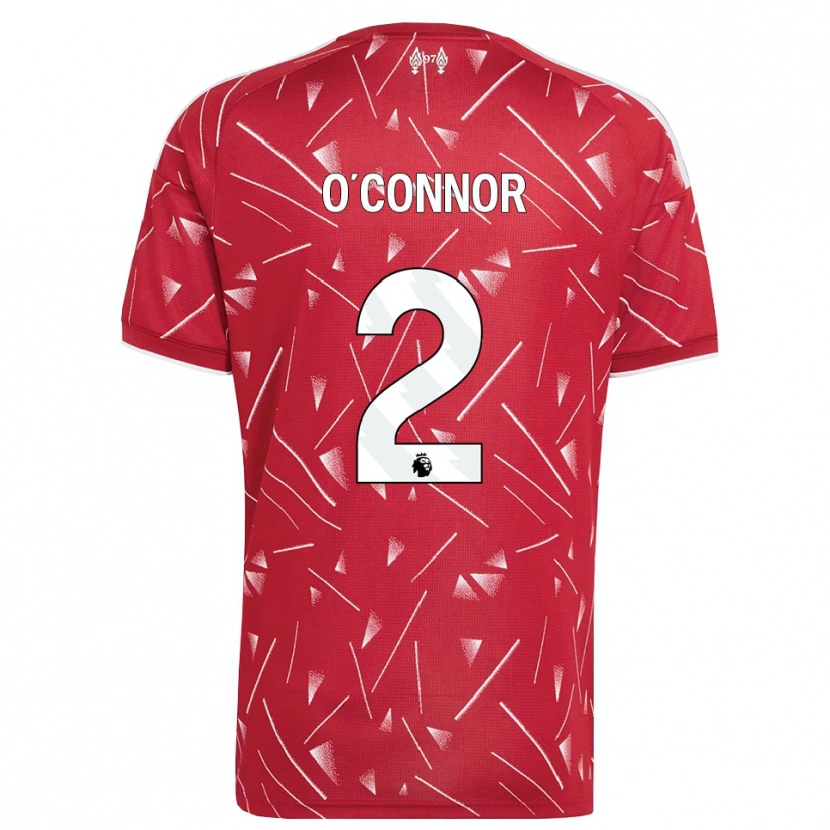 Danxen Women Oliver O'connor #2 White Red Home Jersey 2026/27 T-Shirt