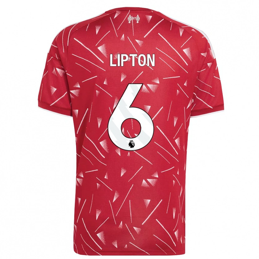 Danxen Women Joe Lipton #6 White Red Home Jersey 2026/27 T-Shirt