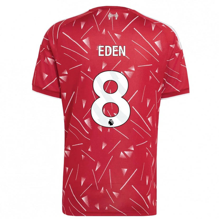 Danxen Women Luca Eden #8 White Red Home Jersey 2026/27 T-Shirt