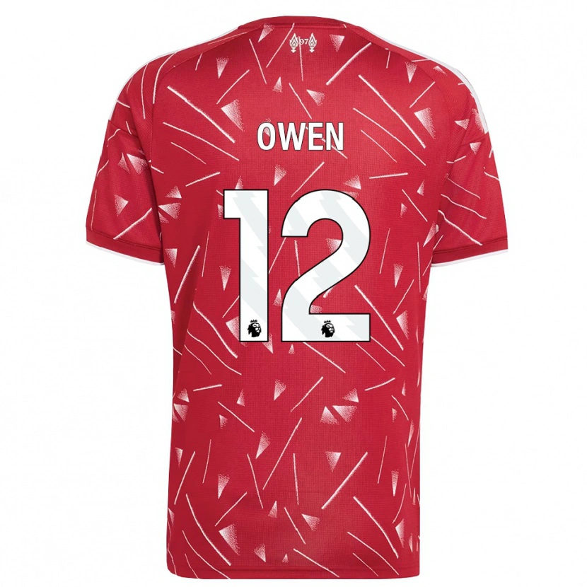 Danxen Women Harvey Owen #12 White Red Home Jersey 2026/27 T-Shirt