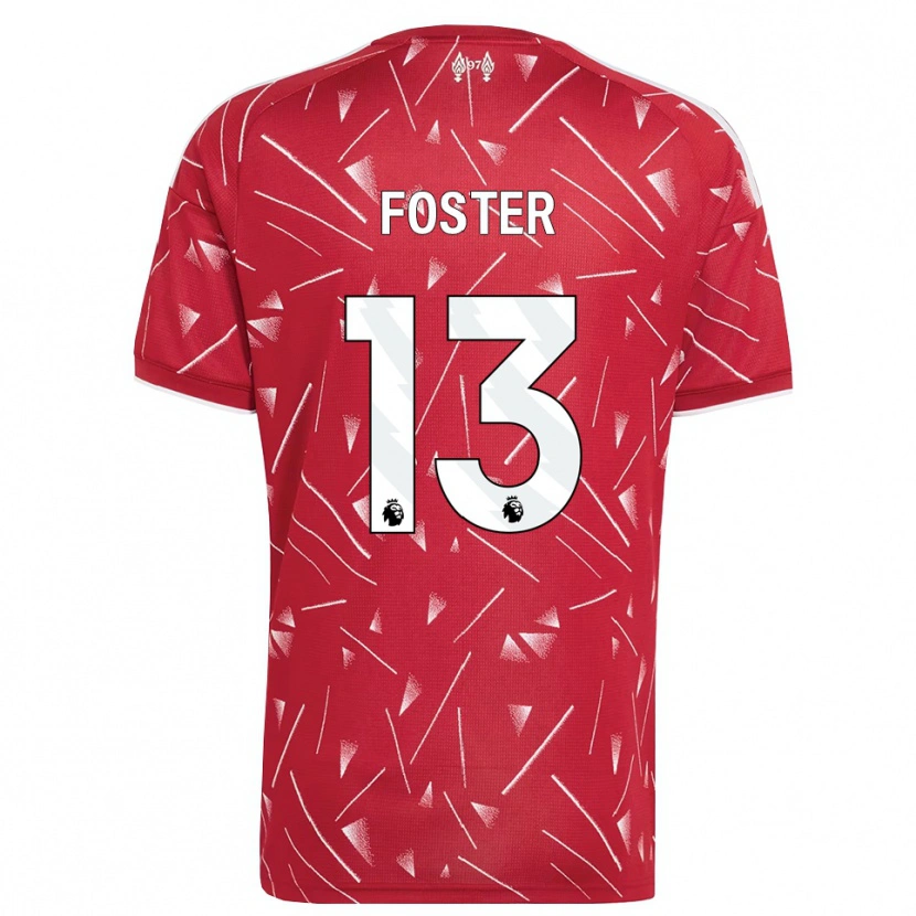 Danxen Women Rylee Foster #13 White Red Home Jersey 2026/27 T-Shirt
