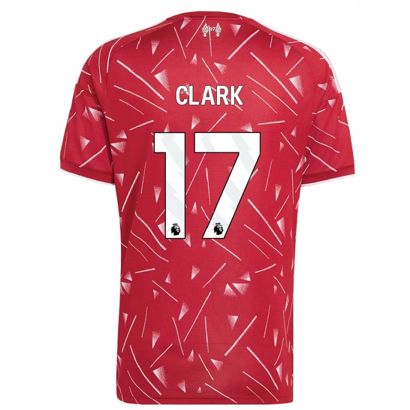 Danxen Women Jenna Clark #17 White Red Home Jersey 2026/27 T-Shirt