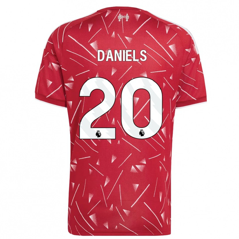 Danxen Women Yana Daniels #20 White Red Home Jersey 2026/27 T-Shirt