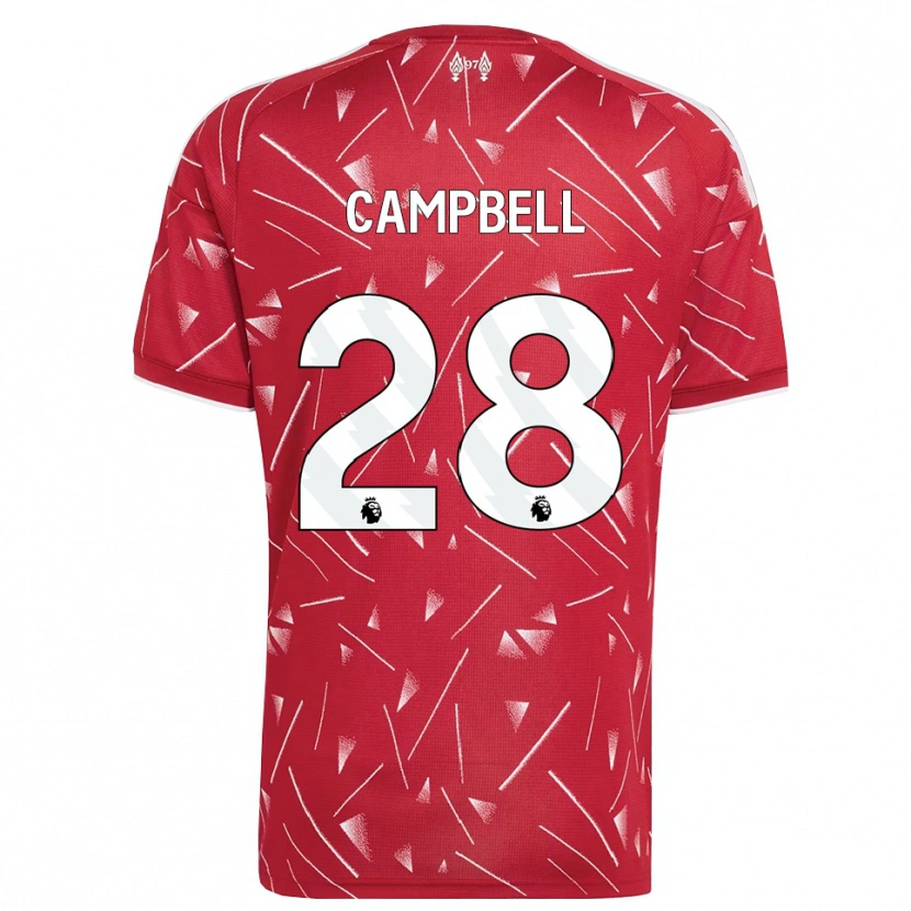 Danxen Women Megan Campbell #28 White Red Home Jersey 2026/27 T-Shirt