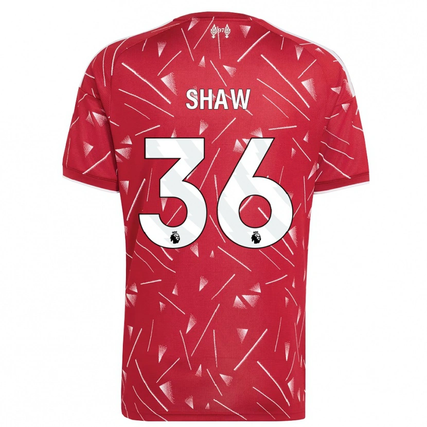 Danxen Women Zara Shaw #36 White Red Home Jersey 2026/27 T-Shirt