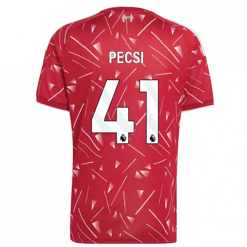 Danxen Women Ármin Pécsi #41 White Red Home Jersey 2026/27 T-Shirt