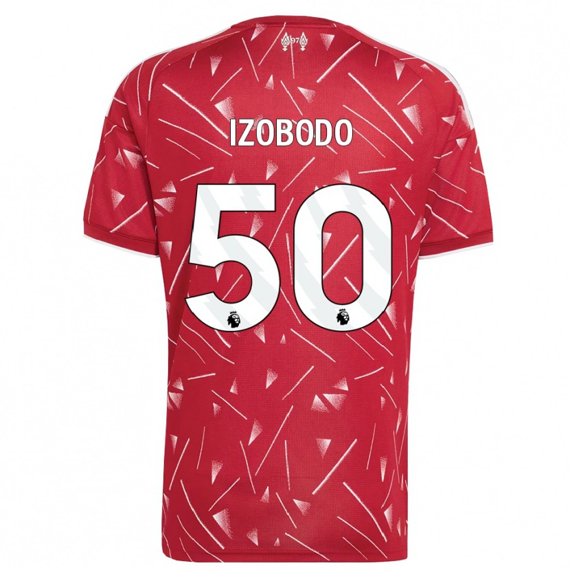 Danxen Women Elijah Izobodo John #50 White Red Home Jersey 2026/27 T-Shirt