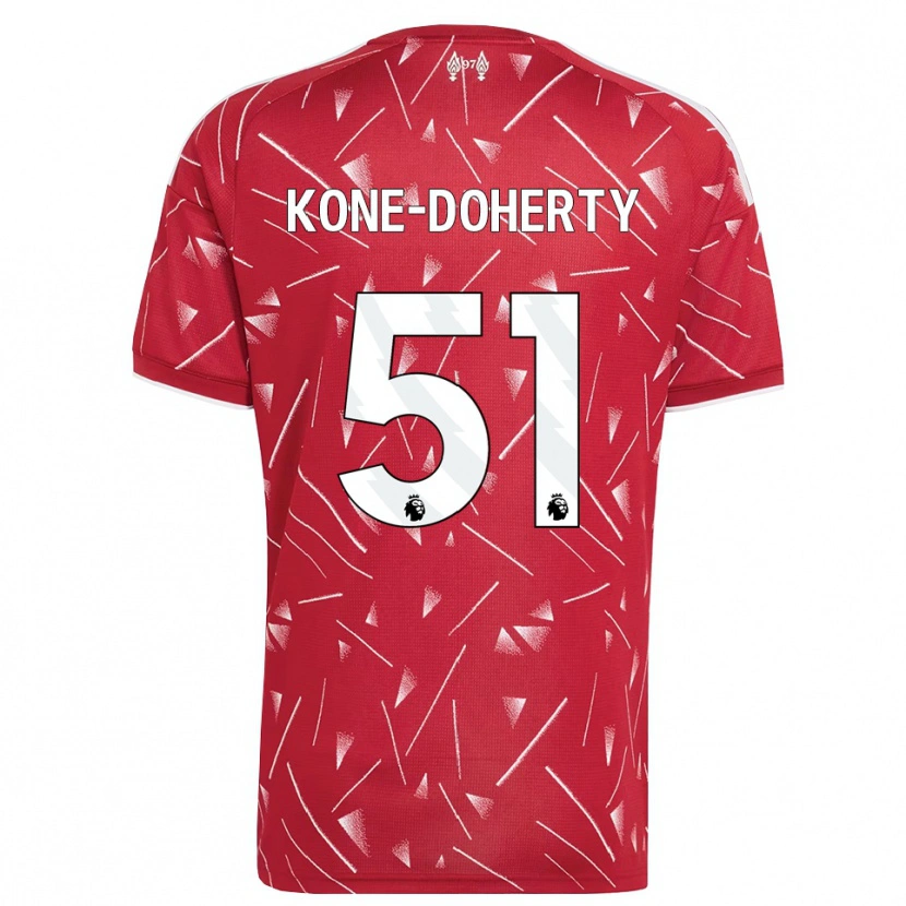 Danxen Women Trent Kone-Doherty #51 White Red Home Jersey 2026/27 T-Shirt