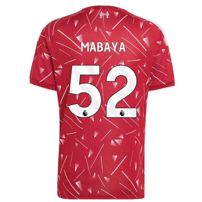 Danxen Women Isaac Mabaya #52 White Red Home Jersey 2026/27 T-Shirt