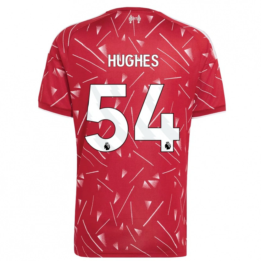 Danxen Women Liam Hughes #54 White Red Home Jersey 2026/27 T-Shirt