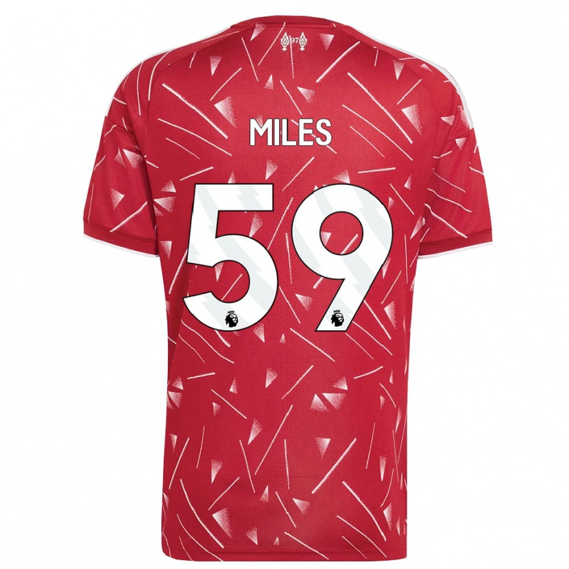 Danxen Women Terence Miles #59 White Red Home Jersey 2026/27 T-Shirt