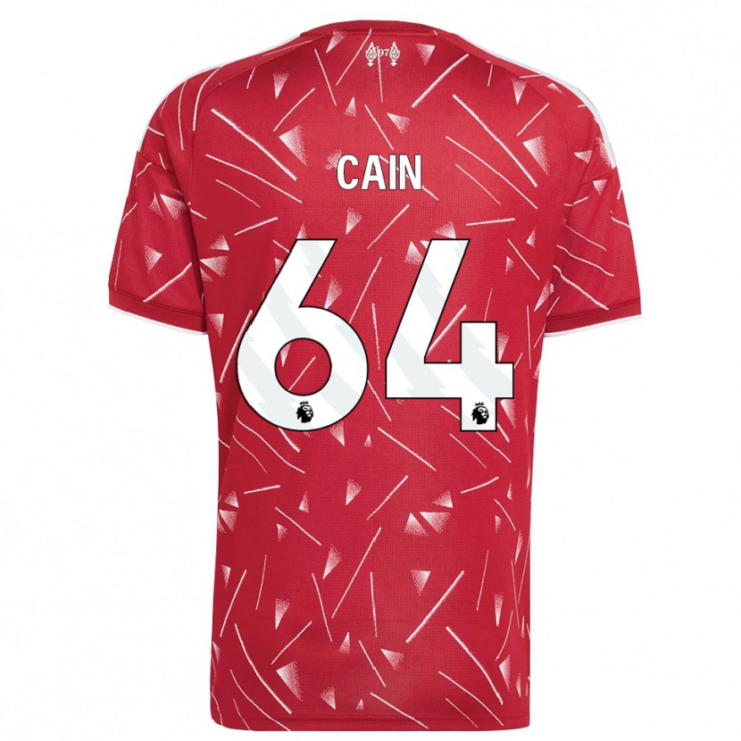 Danxen Women Jake Cain #64 White Red Home Jersey 2026/27 T-Shirt