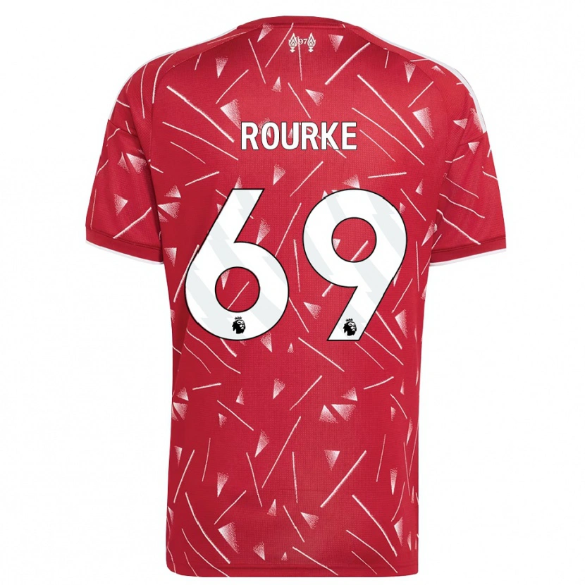 Danxen Women Fidel O'rourke #69 White Red Home Jersey 2026/27 T-Shirt