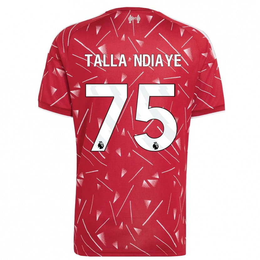 Danxen Women Mor Talla Ndiaye #75 White Red Home Jersey 2026/27 T-Shirt