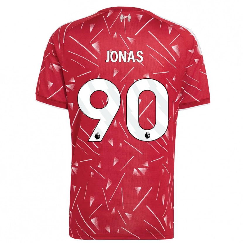 Danxen Women Lee Jonas #90 White Red Home Jersey 2026/27 T-Shirt