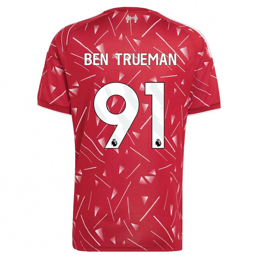 Danxen Women Ben Trueman #91 White Red Home Jersey 2026/27 T-Shirt