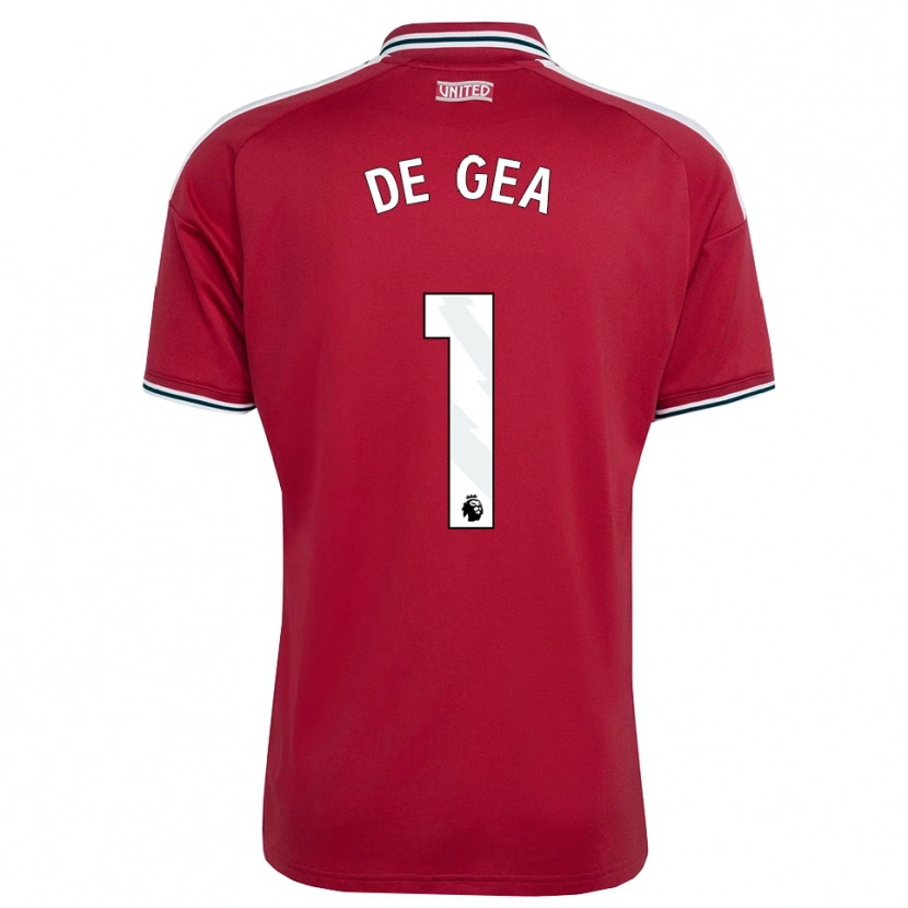 Danxen Women David De Gea #1 Red Yellow White Home Jersey 2026/27 T-Shirt