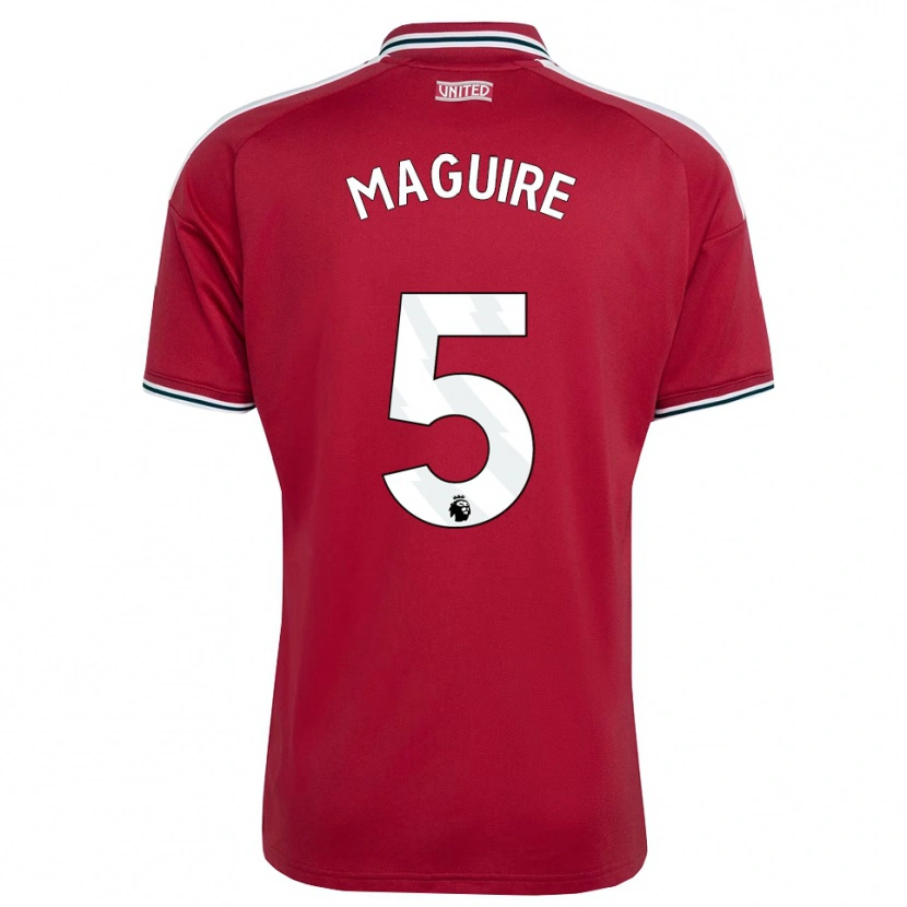 Danxen Women Harry Maguire #5 Red Yellow White Home Jersey 2026/27 T-Shirt
