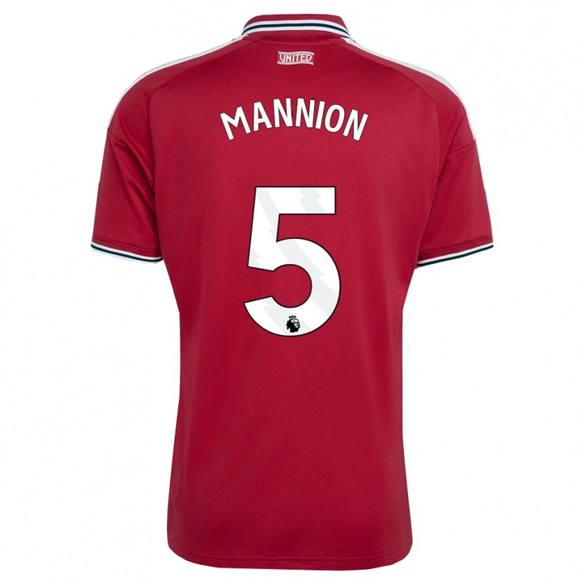 Danxen Women Aoife Mannion #5 Red Yellow White Home Jersey 2026/27 T-Shirt