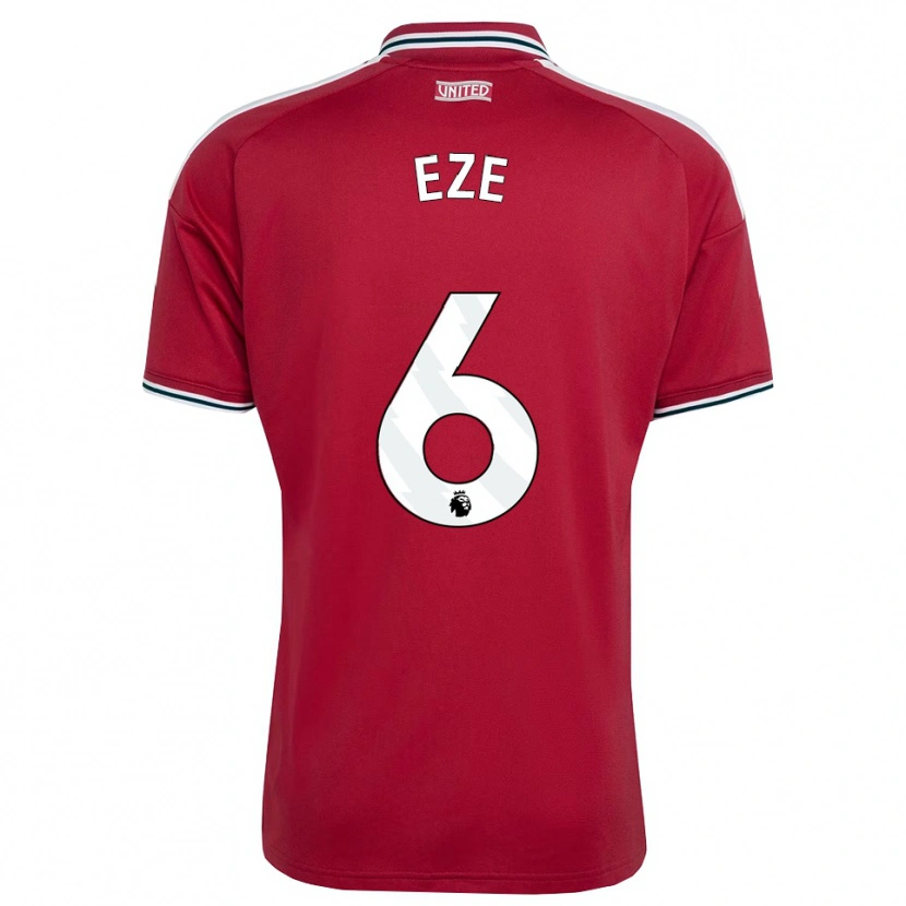 Danxen Women David Eze #6 Red Yellow White Home Jersey 2026/27 T-Shirt