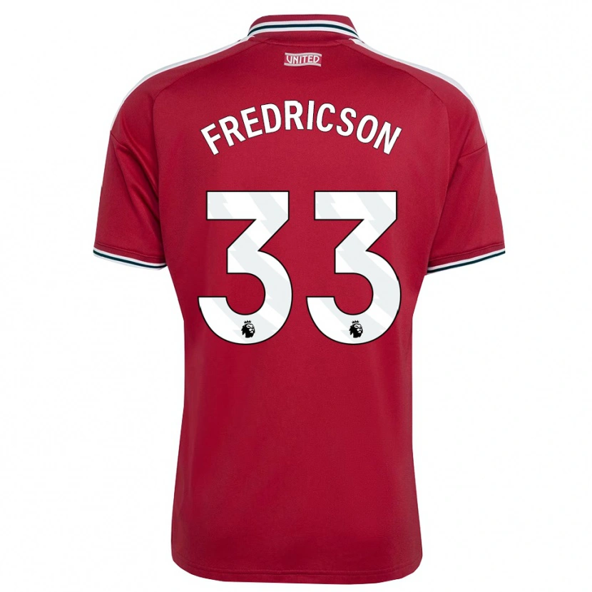 Danxen Women Tyler Fredricson #33 Red Yellow White Home Jersey 2026/27 T-Shirt