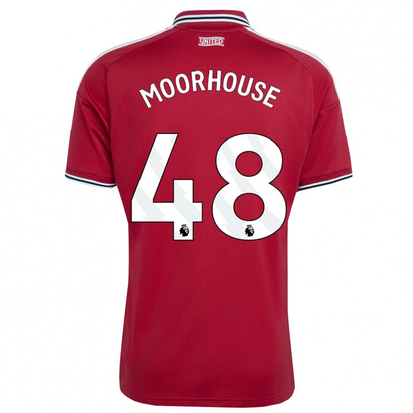 Danxen Women Jack Moorhouse #48 Red Yellow White Home Jersey 2026/27 T-Shirt