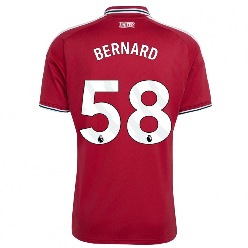 Danxen Women Bernard #58 Red Yellow White Home Jersey 2026/27 T-Shirt