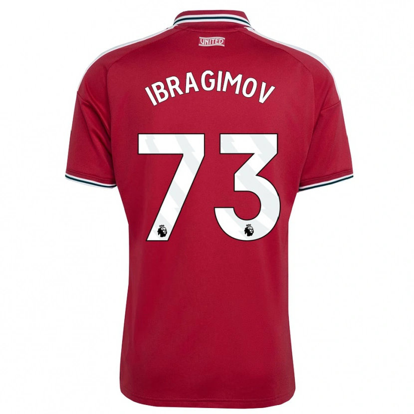 Danxen Women Amir Ibragimov #73 Red Yellow White Home Jersey 2026/27 T-Shirt
