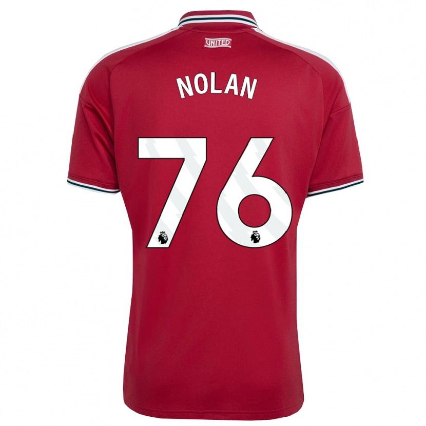 Danxen Women James Nolan #76 Red Yellow White Home Jersey 2026/27 T-Shirt