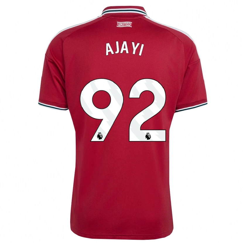 Danxen Women Noah Ajayi #92 Red Yellow White Home Jersey 2026/27 T-Shirt