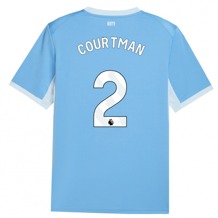 Danxen Women Charlie Courtman #2 Light Sky Blue White Home Jersey 2026/27 T-Shirt