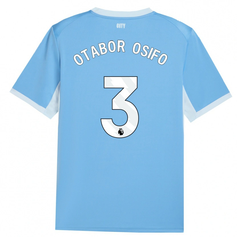 Danxen Women Prince Otabor Osifo #3 Light Sky Blue White Home Jersey 2026/27 T-Shirt