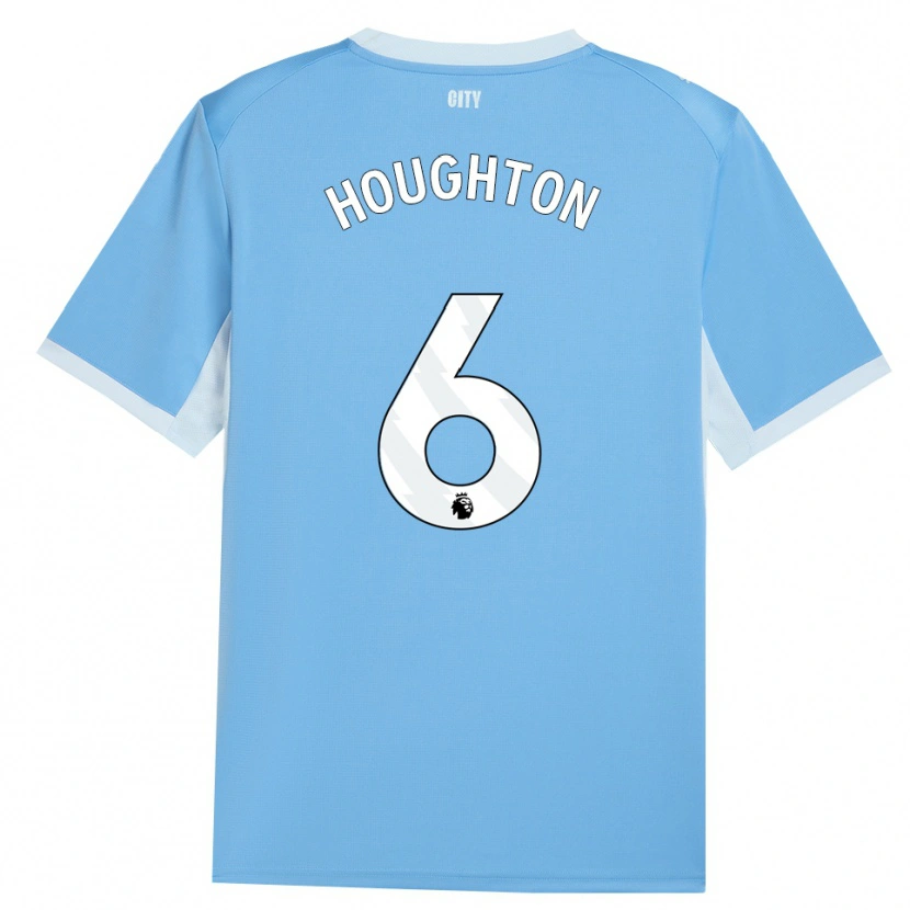 Danxen Women Steph Houghton #6 Light Sky Blue White Home Jersey 2026/27 T-Shirt