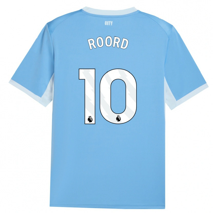 Danxen Women Jill Roord #10 Light Sky Blue White Home Jersey 2026/27 T-Shirt