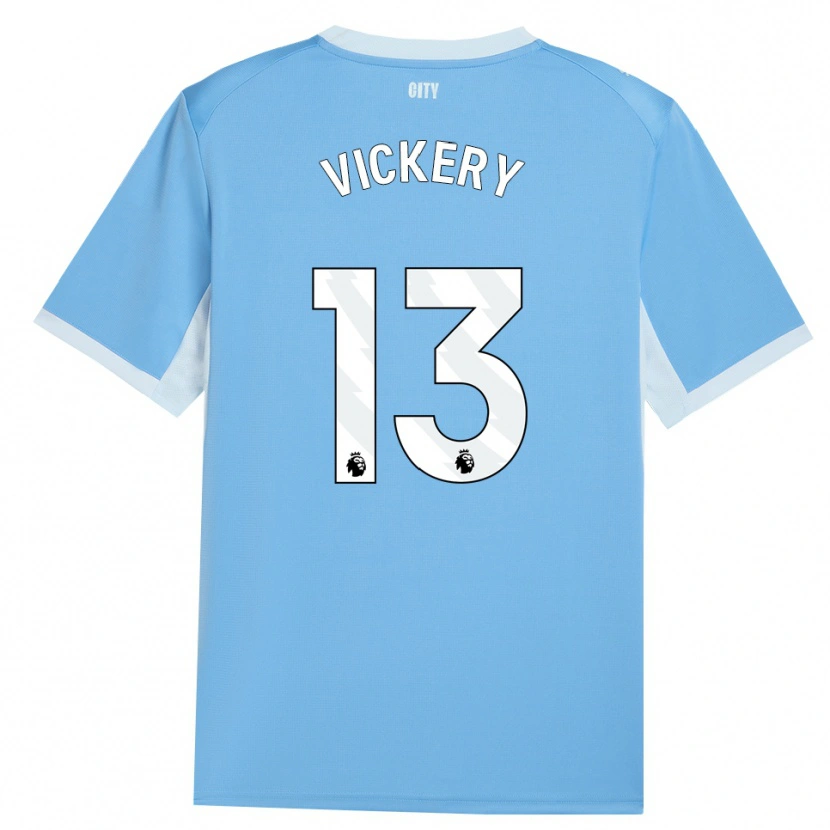 Danxen Women Ben Vickery #13 Light Sky Blue White Home Jersey 2026/27 T-Shirt