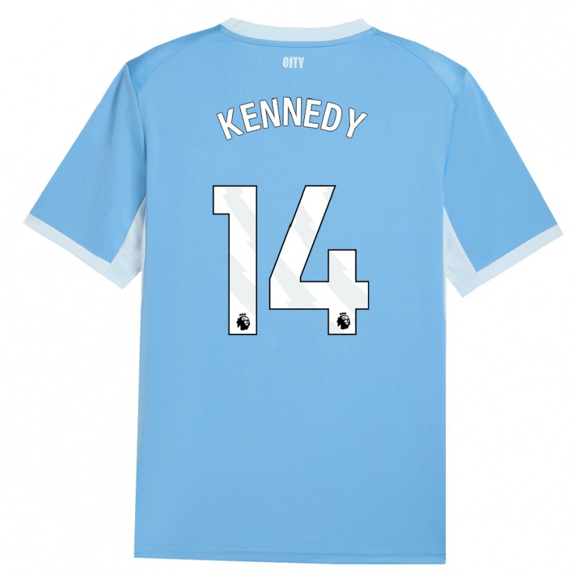 Danxen Women Alanna Kennedy #14 Light Sky Blue White Home Jersey 2026/27 T-Shirt