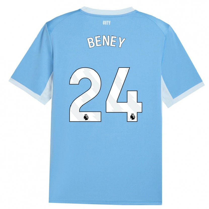 Danxen Women Iman Beney #24 Light Sky Blue White Home Jersey 2026/27 T-Shirt