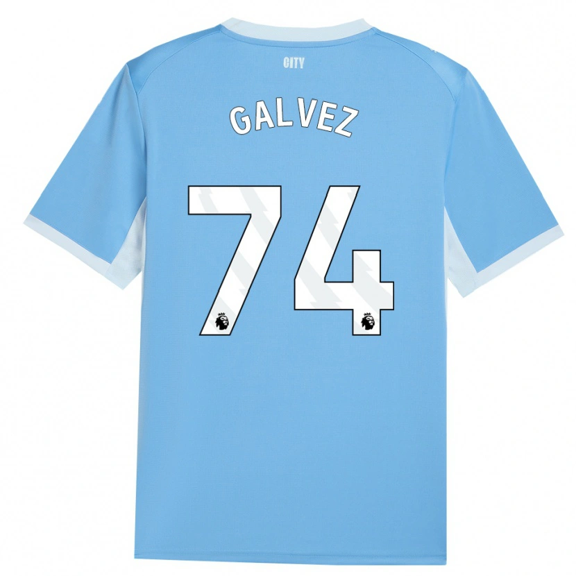 Danxen Women Tomas Galvez #74 Light Sky Blue White Home Jersey 2026/27 T-Shirt