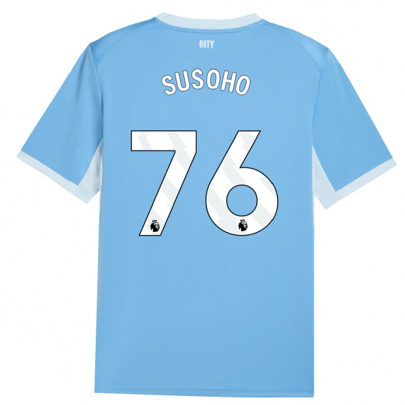 Danxen Women Mahamadou Susoho #76 Light Sky Blue White Home Jersey 2026/27 T-Shirt