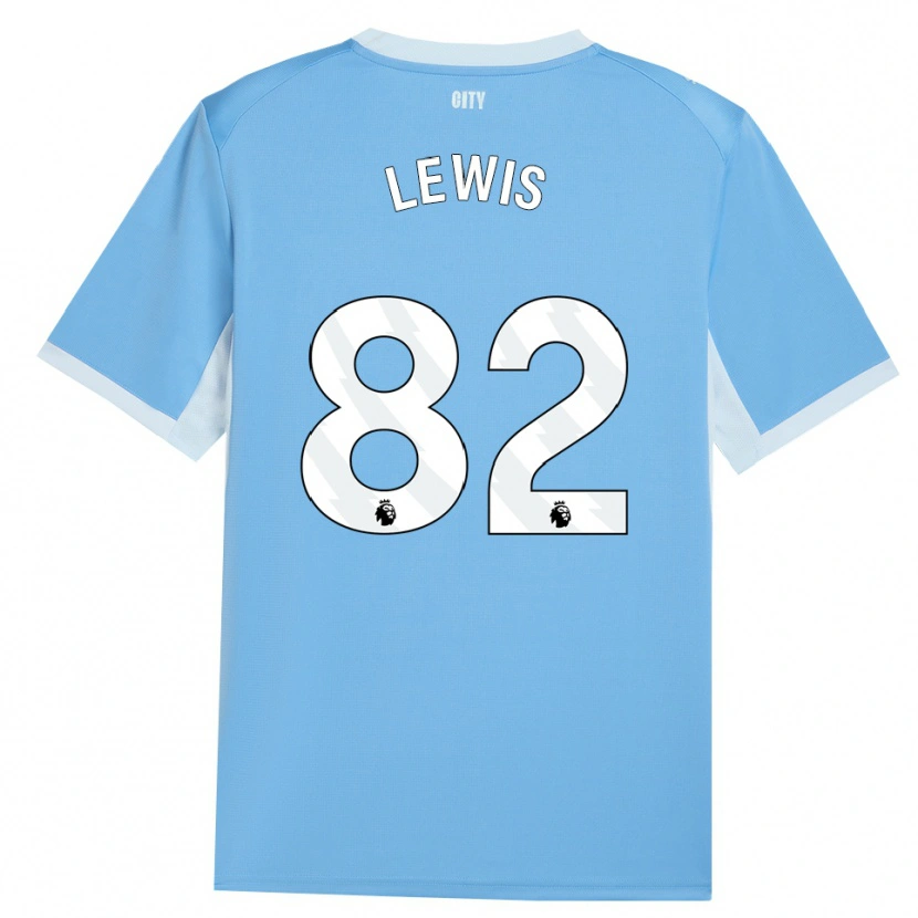 Danxen Women Rico Lewis #82 Light Sky Blue White Home Jersey 2026/27 T-Shirt