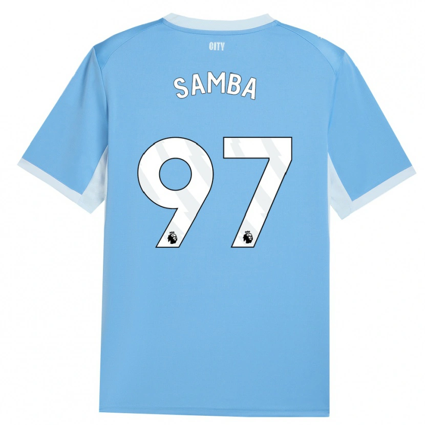 Danxen Women Tyrone Samba #97 Light Sky Blue White Home Jersey 2026/27 T-Shirt