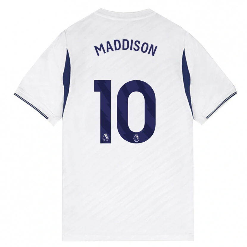 Danxen Women James Maddison #10 White Red Purple Home Jersey 2026/27 T-Shirt