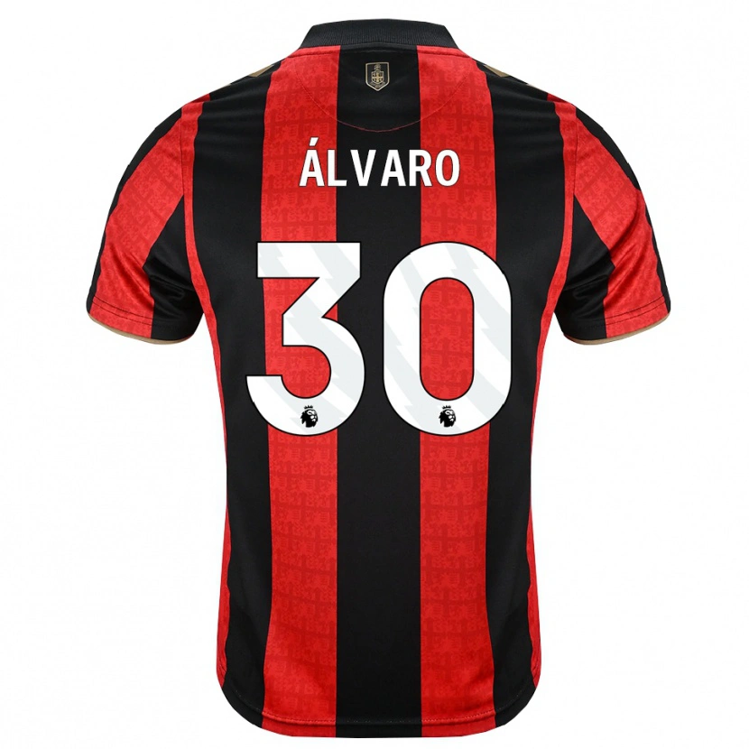 Danxen Women Álvaro Rodríguez #30 Goldenrod Red Black Home Jersey 2026/27 T-Shirt