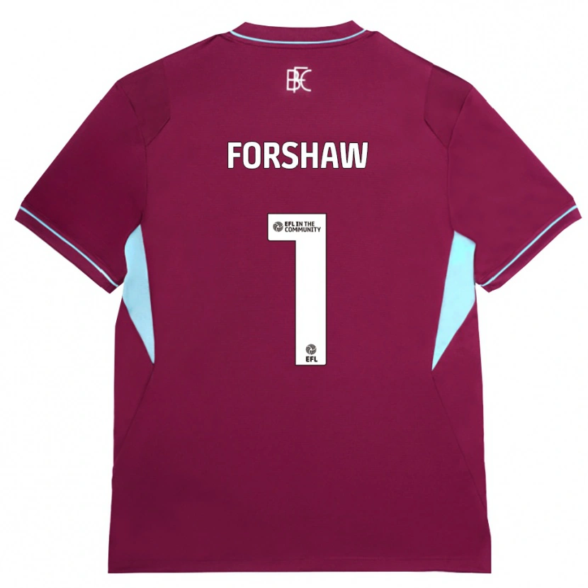 Danxen Women Lewis Forshaw #1 Burgundy Green Home Jersey 2026/27 T-Shirt