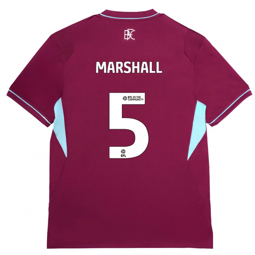 Danxen Women Georgia Marshall #5 Burgundy Green Home Jersey 2026/27 T-Shirt