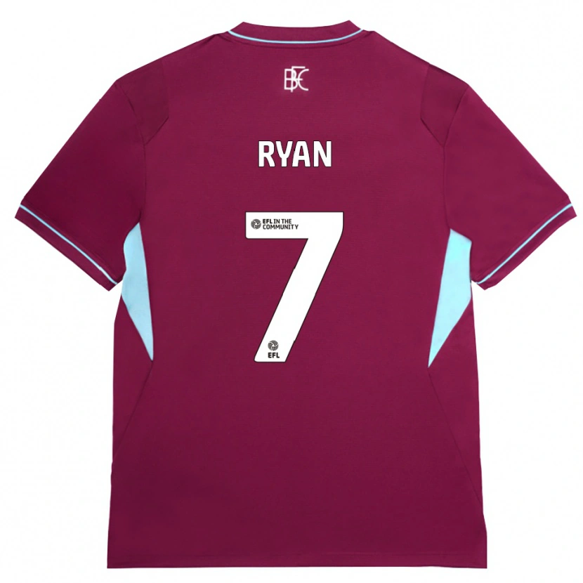 Danxen Women Kamarni Ryan #7 Burgundy Green Home Jersey 2026/27 T-Shirt