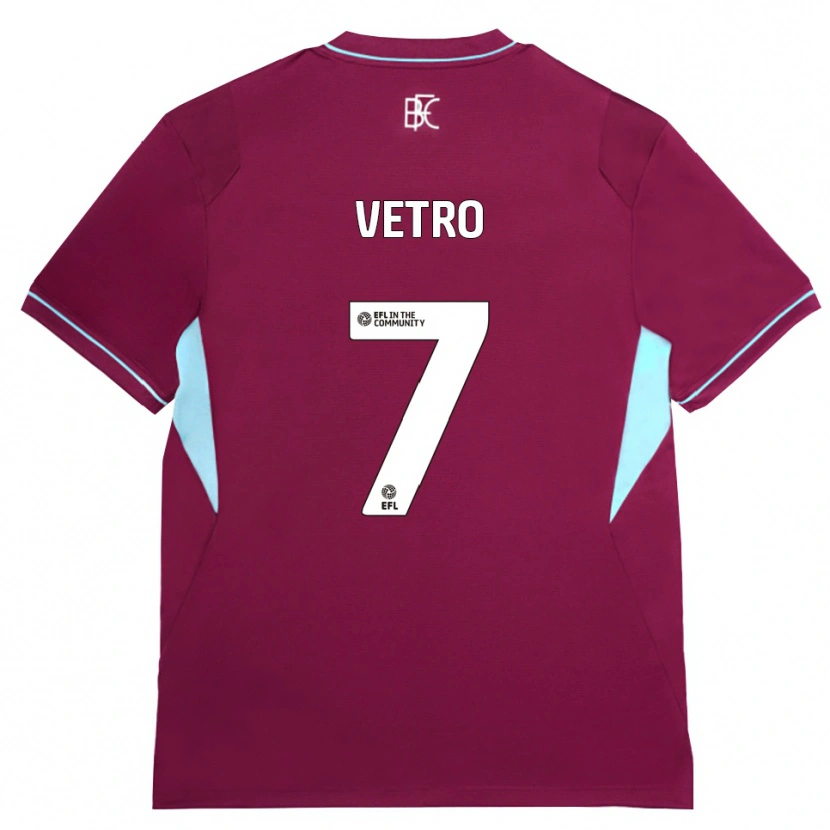 Danxen Women Julien Vetro #7 Burgundy Green Home Jersey 2026/27 T-Shirt