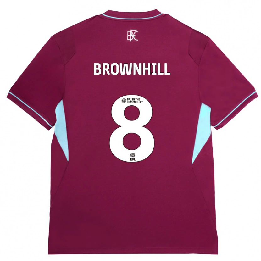 Danxen Women Josh Brownhill #8 Burgundy Green Home Jersey 2026/27 T-Shirt