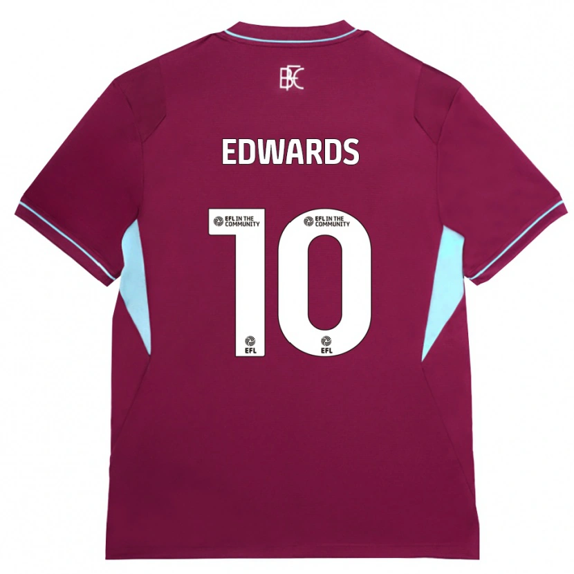 Danxen Women Marcus Edwards #10 Burgundy Green Home Jersey 2026/27 T-Shirt
